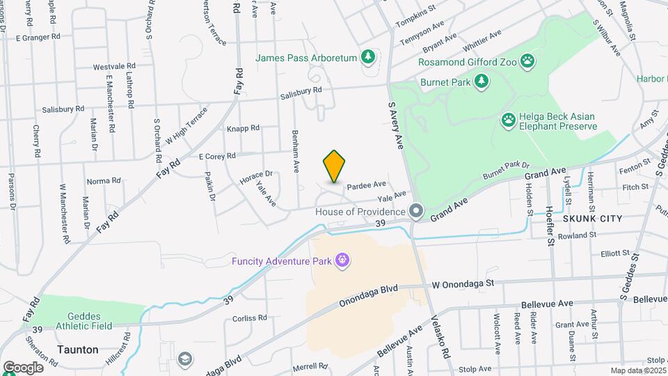 406 Hillside Ave Map and Location Details