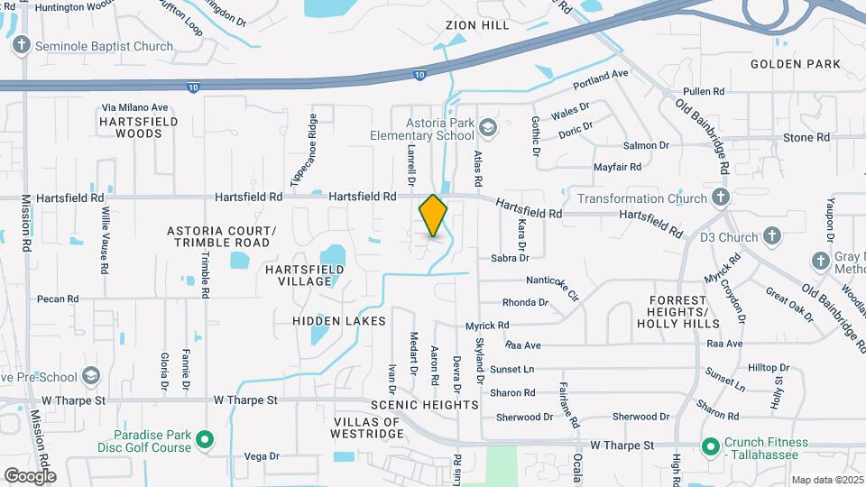 2303 Hartsfield Way Map and Location Details