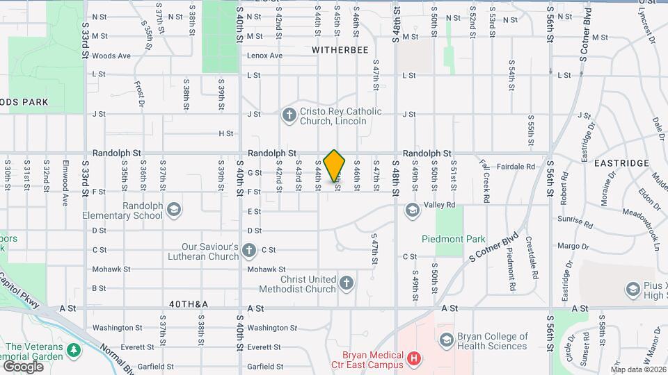 869 S 45th St Map and Location Details