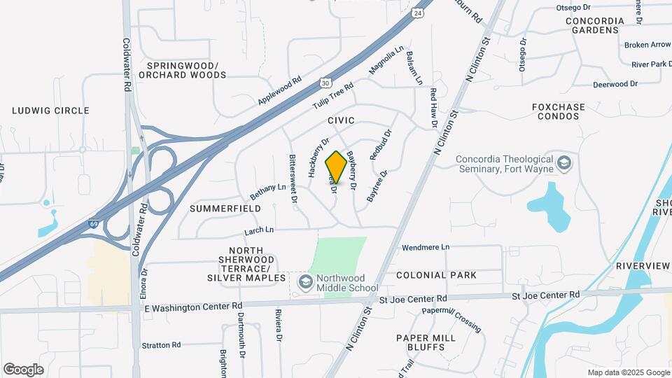 6440 Azalea Dr Map and Location Details