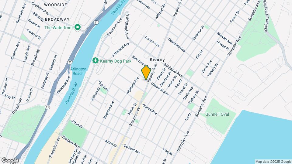 511 Kearny Ave Mapa y Detalles de la Ubicación