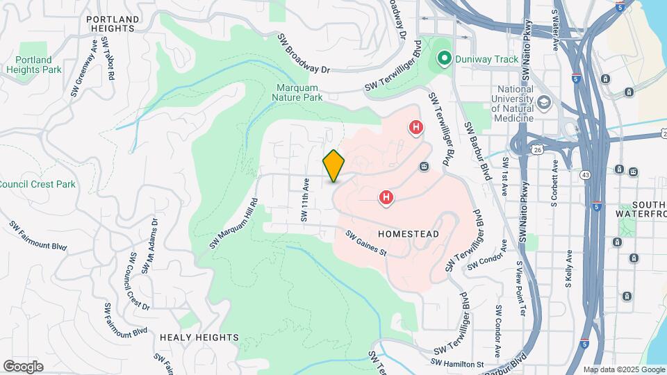 3323 SW US Veterans Hospital Rd Map and Location Details