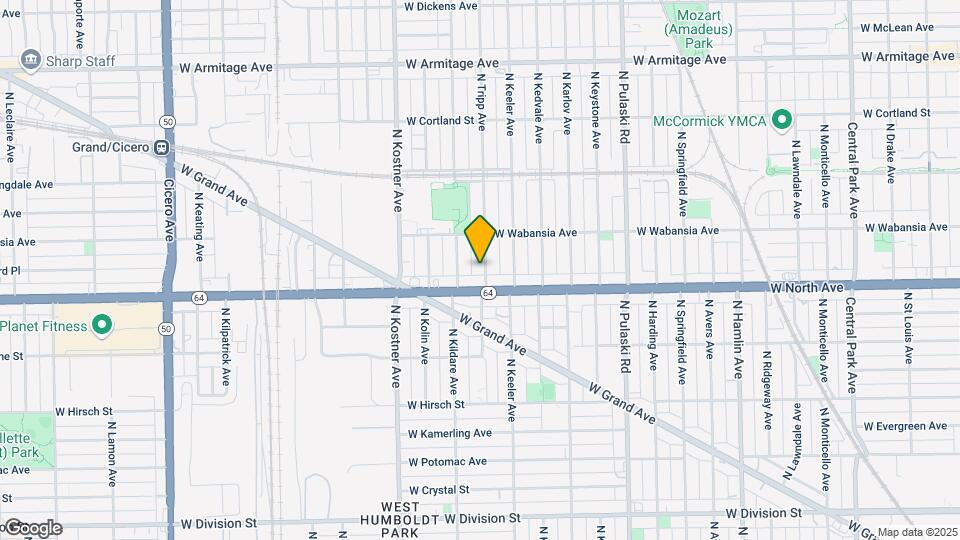 1618 N Tripp St Map and Location Details