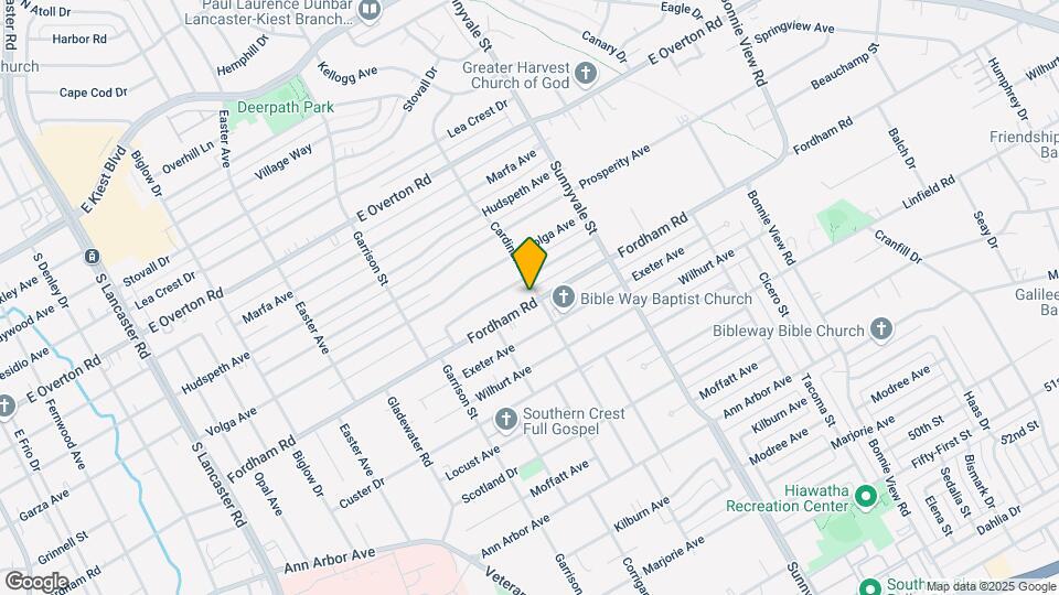 2541 Fordham Rd Map and Location Details