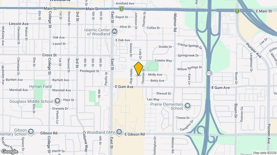 801 Barbara Way Map and Location Details