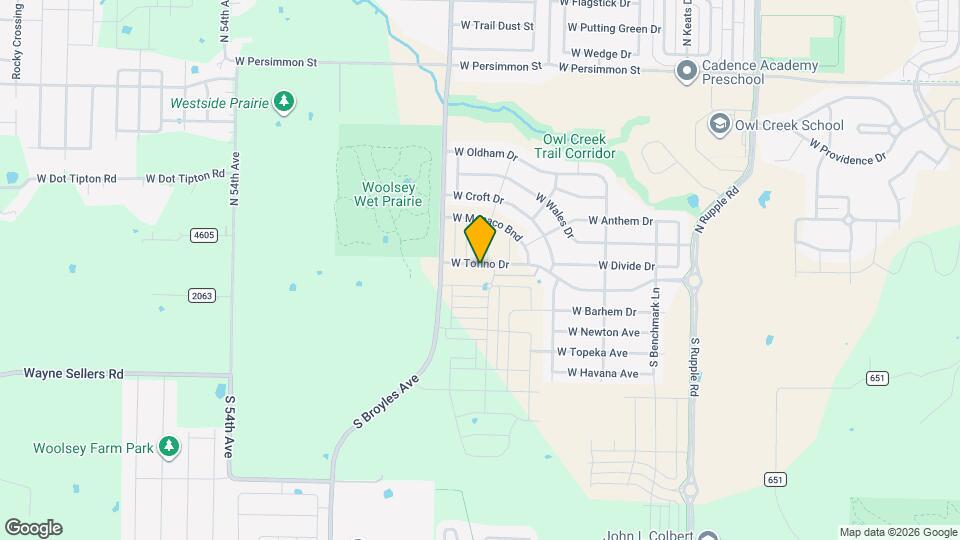 4747 W Tofino Dr Map and Location Details