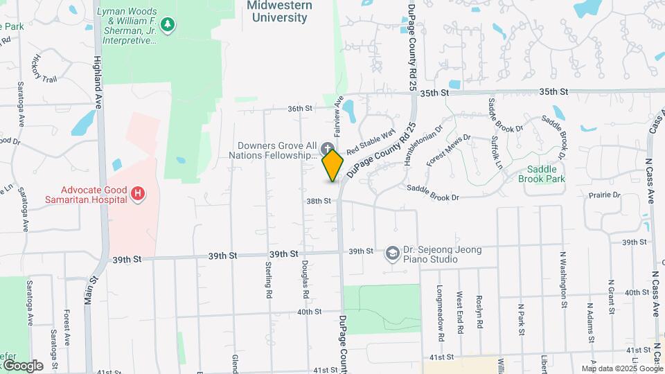 3746 Fairview Ave Map and Location Details