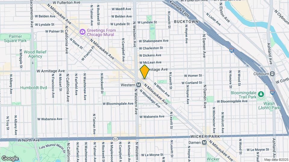 1905-1913 N Milwaukee Ave Mapa y Detalles de la Ubicación