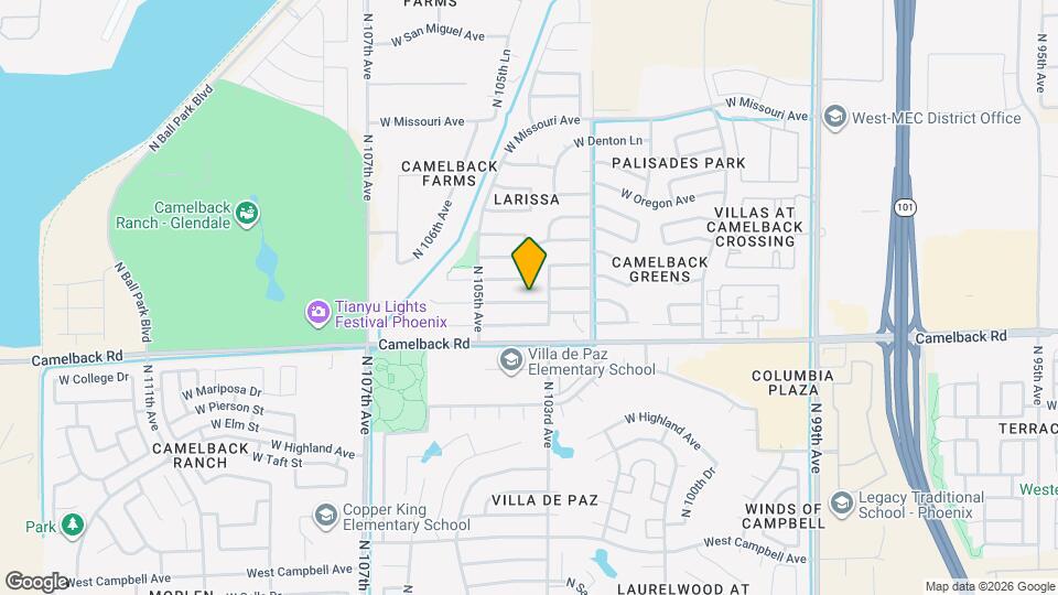 10420 W Reade Ave Map and Location Details