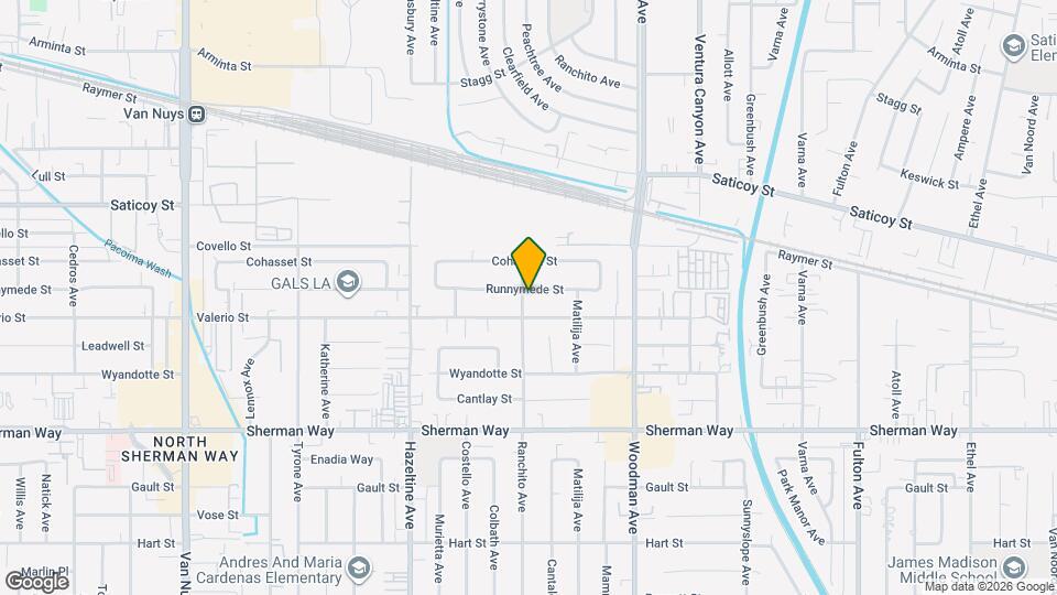 13856 Runnymede St Mapa y Detalles de la Ubicación