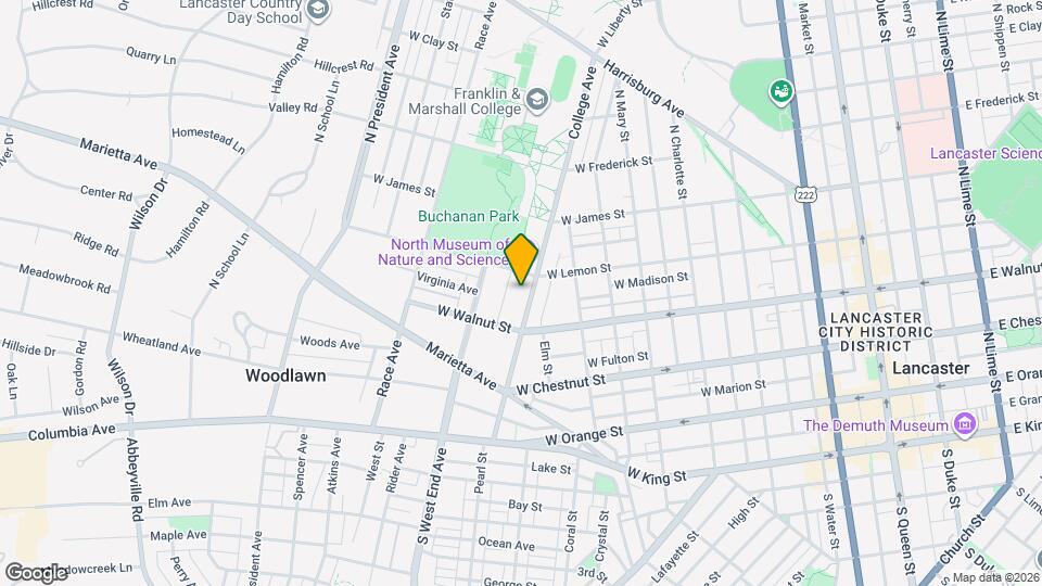 346 College Ave, Unit 1st floor remodelled 2 bd Map and Location Details