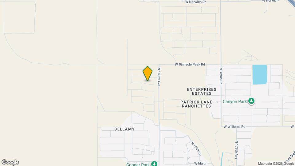 18372 W Villa Chula Ln Map and Location Details