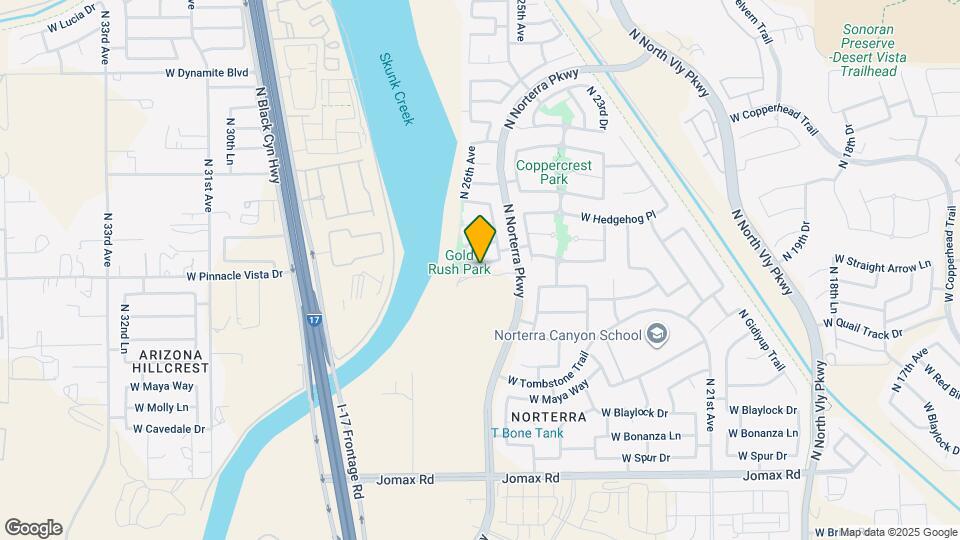 2525 W Straight Arrow Ln Map and Location Details