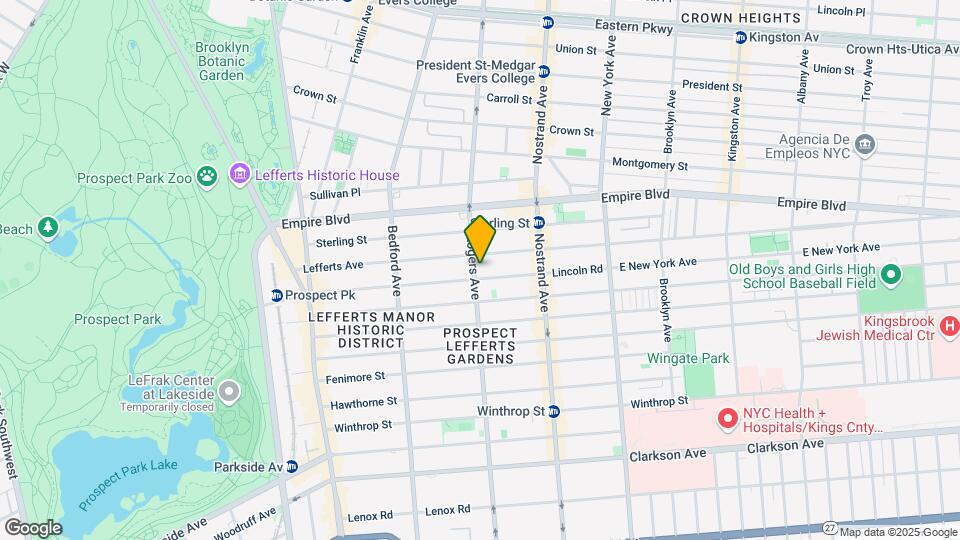 445 Rogers Ave Mapa y Detalles de la Ubicación