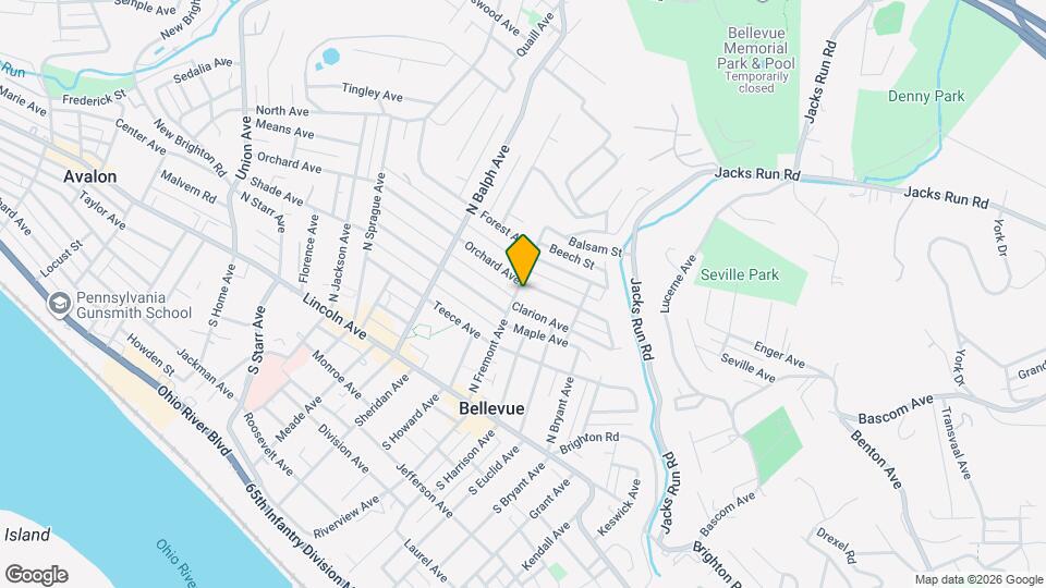 110 N Fremont Ave Map and Location Details