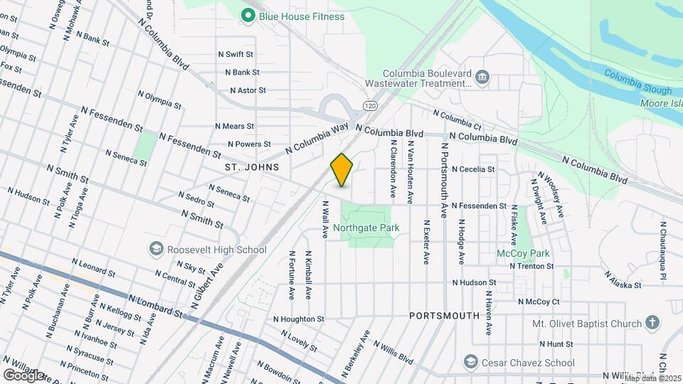 6033 N Fessenden St Map and Location Details