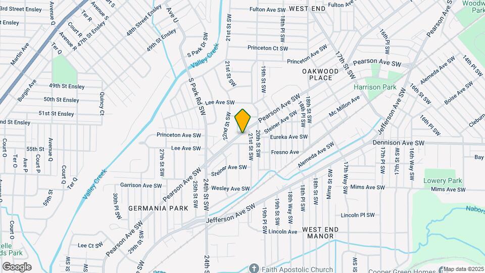 2121 Pearson Ave SW Map and Location Details