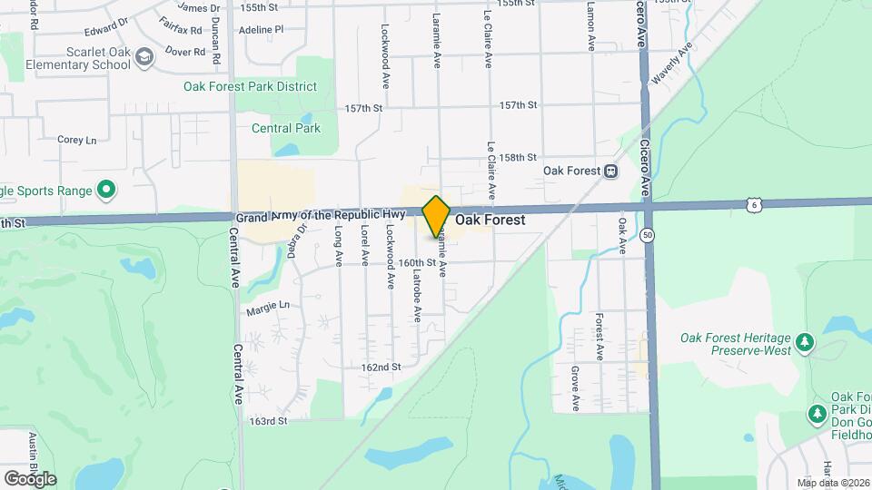 15930 Laramie Ave Mapa y Detalles de la Ubicación