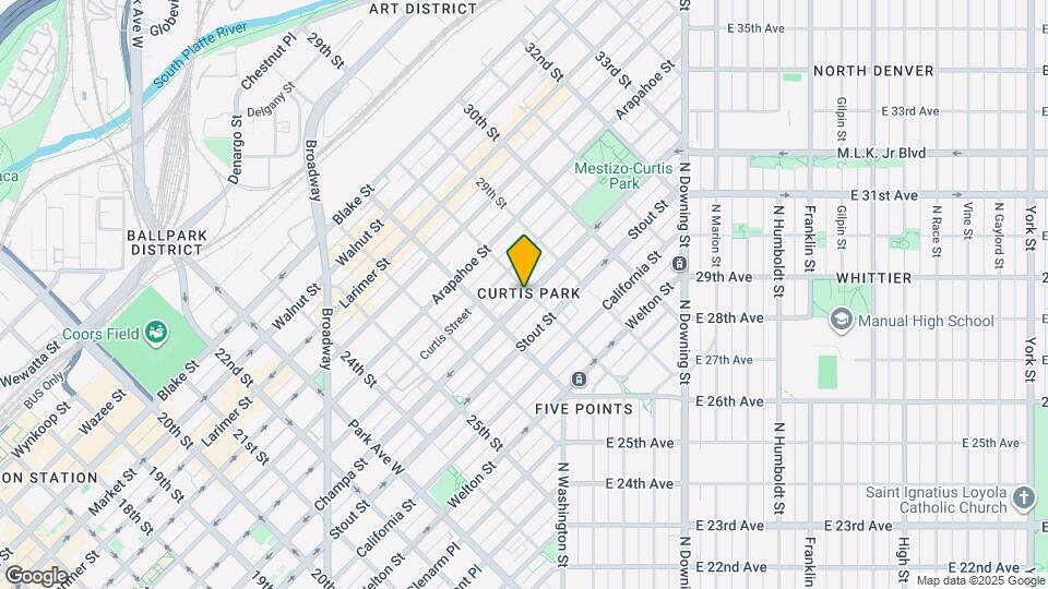 2757 Champa St Map and Location Details