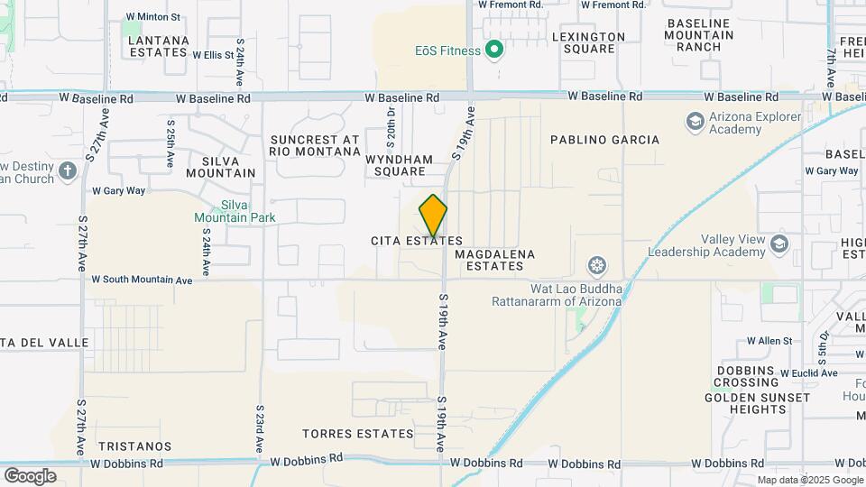 1902 W Latona Ln Map and Location Details