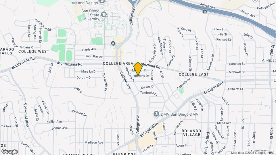 6141 Dorothy Dr Map and Location Details