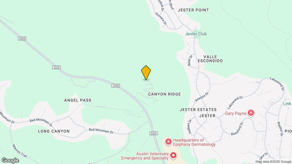 8110 Ranch Road 2222 Map and Location Details