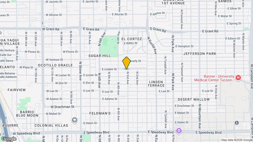 442 E Linden St Map and Location Details
