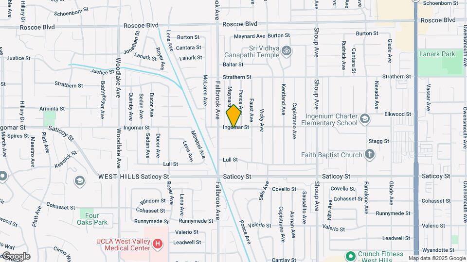 22714 Ingomar St Map and Location Details