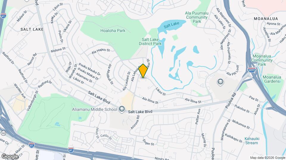5070 Likini St, Unit 1211 Map and Location Details