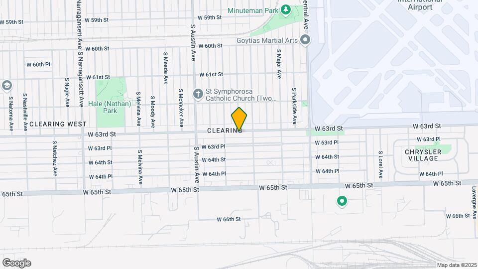 5829-5837 W 63rd St Map and Location Details