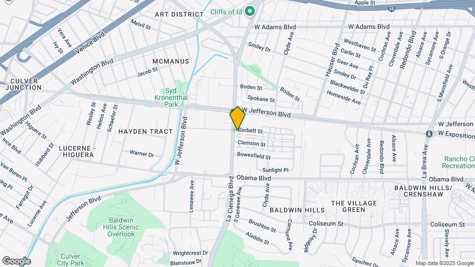 5784 Corbett St Mapa y Detalles de la Ubicación