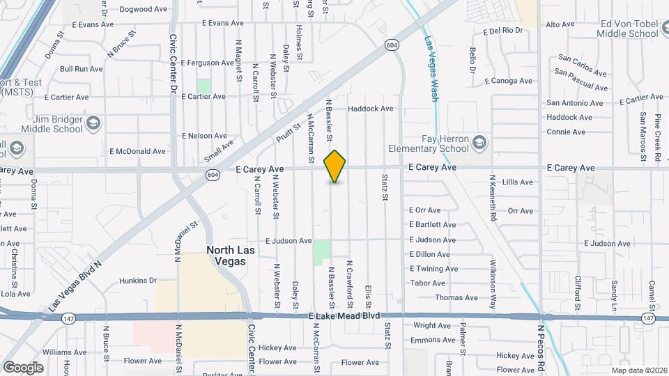 2312 N Bassler St, Unit 1 Map and Location Details