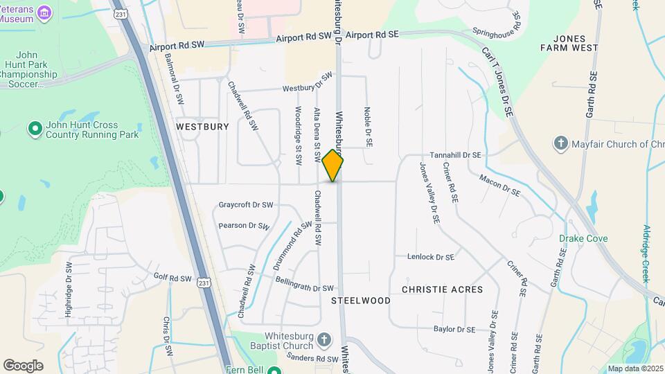 101 Jones Valley Dr SW Map and Location Details