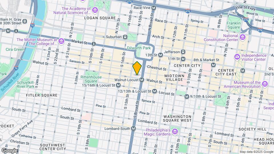 1411 Walnut Street Map and Location Details