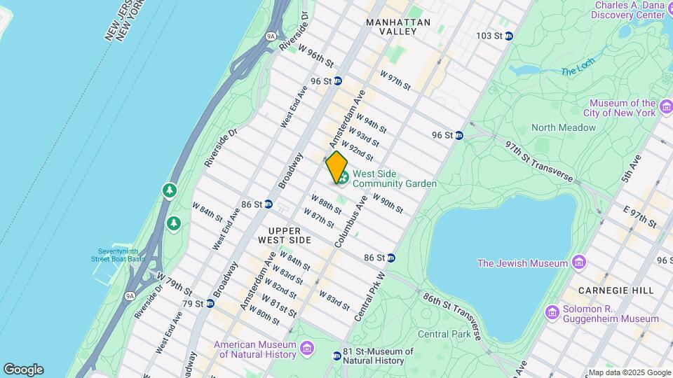 129 W 89th St Map and Location Details