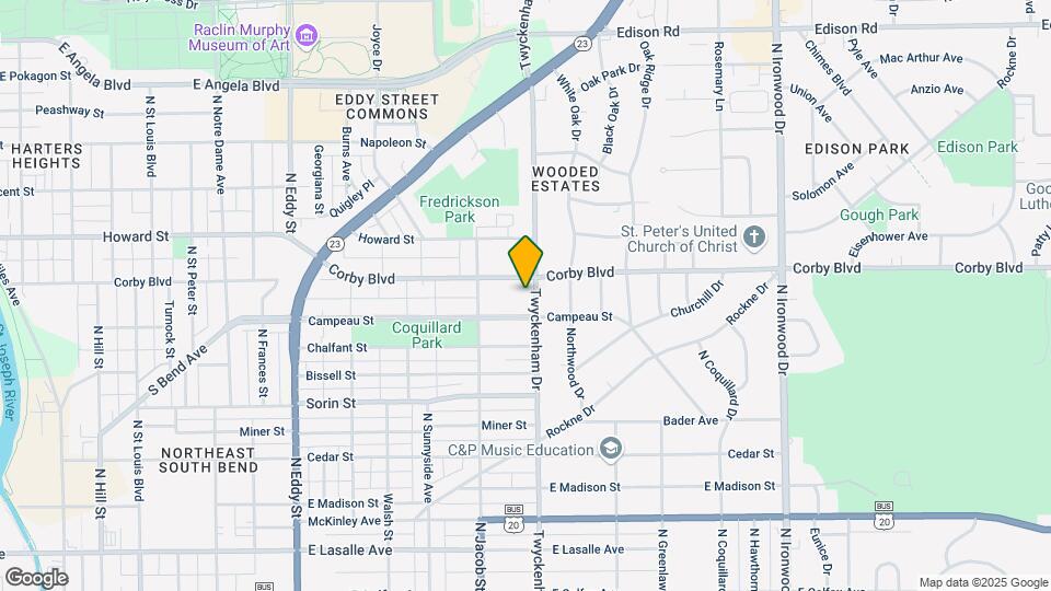 815 N Twyckenham Dr Map and Location Details