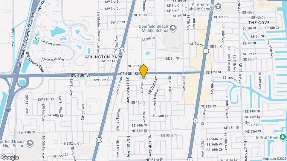 118 SE 10th Ct Map and Location Details