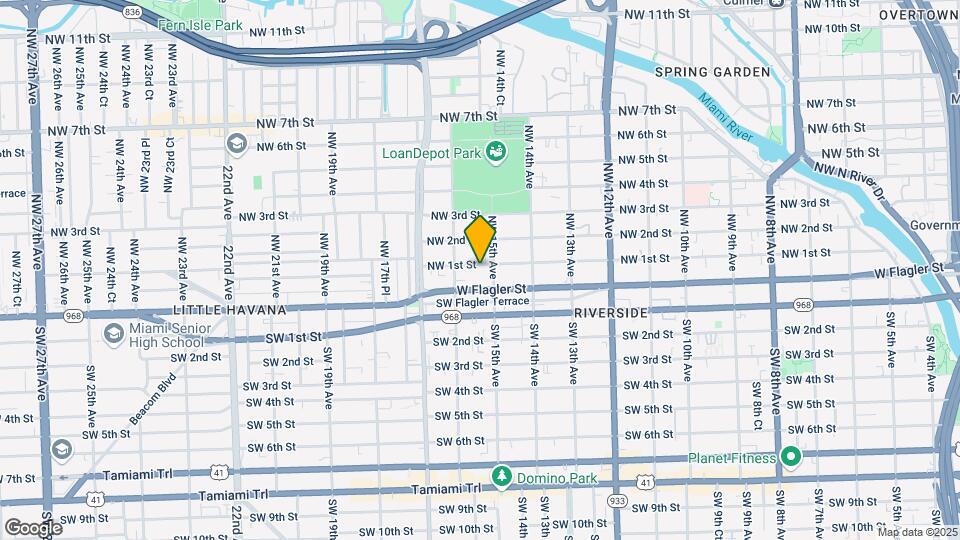 1530 NW 1st St Map and Location Details