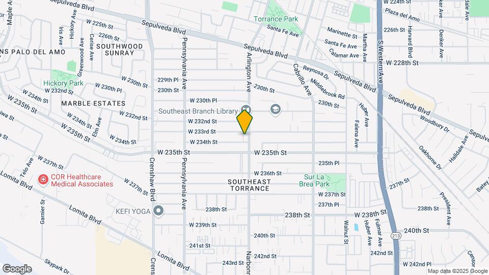 23315-23323 Arlington Ave Mapa y Detalles de la Ubicación