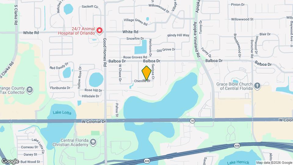 8318 Chenille Dr Mapa y Detalles de la Ubicación