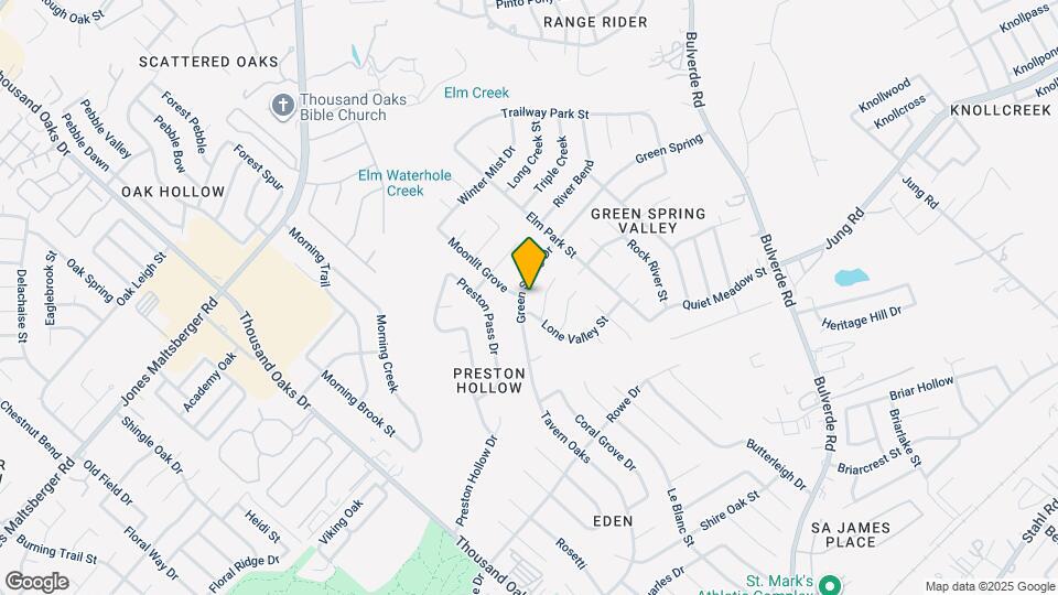 3410 Green Spring Dr Map and Location Details