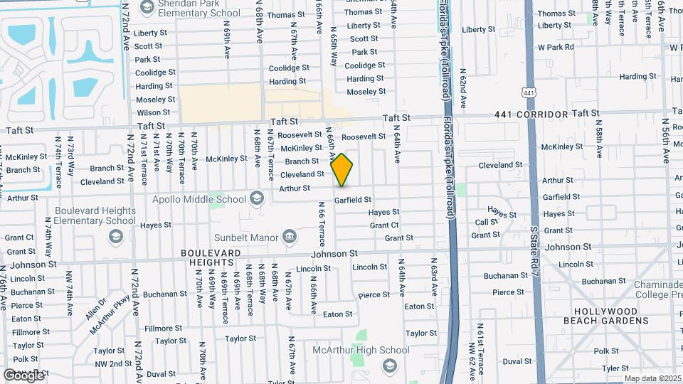 6580 Arthur St Map and Location Details