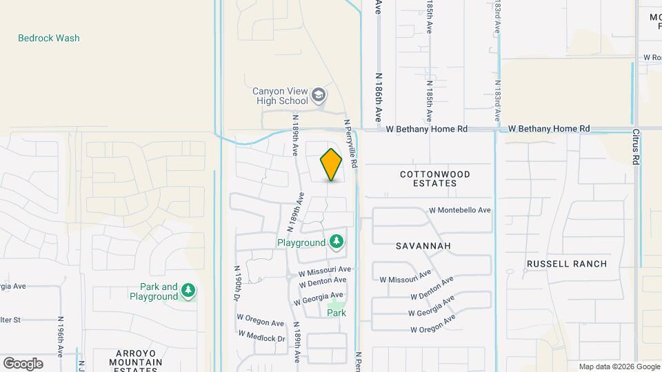 18767 W Solano Dr Map and Location Details