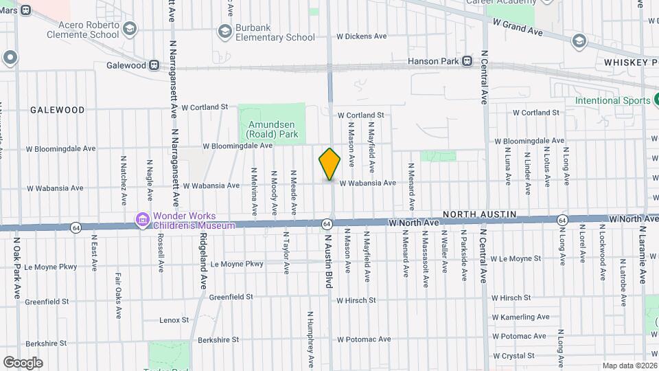 1654 N Austin Ave Map and Location Details