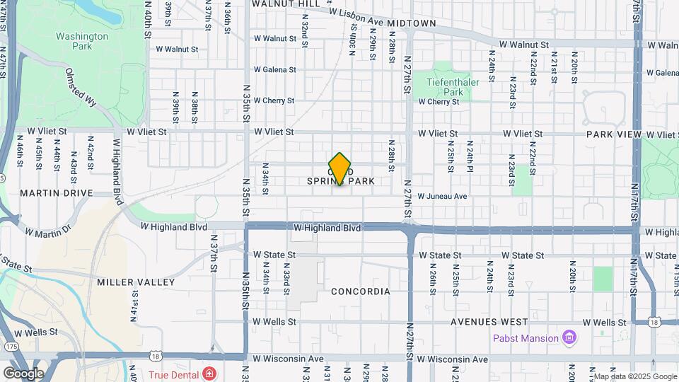 3018-3020 W Juneau Ave Map and Location Details
