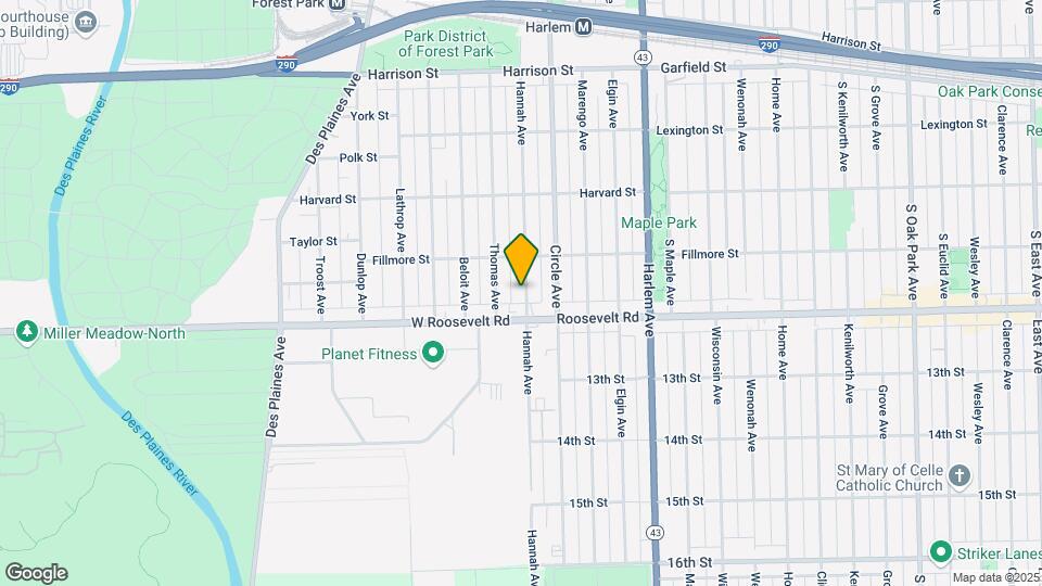 1127 Hannah Ave, Unit B Map and Location Details