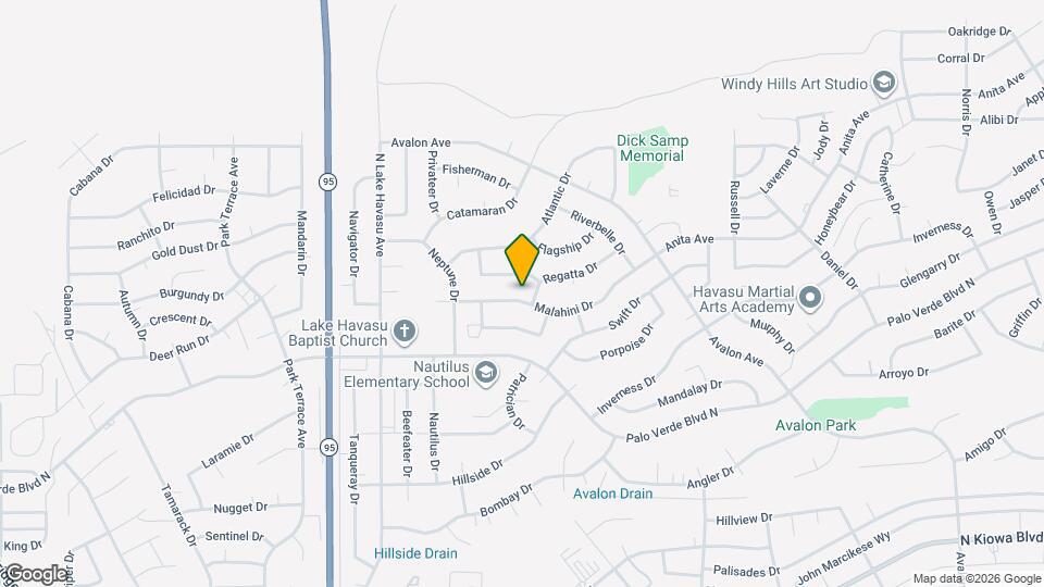 2265 Malahini Dr Map and Location Details