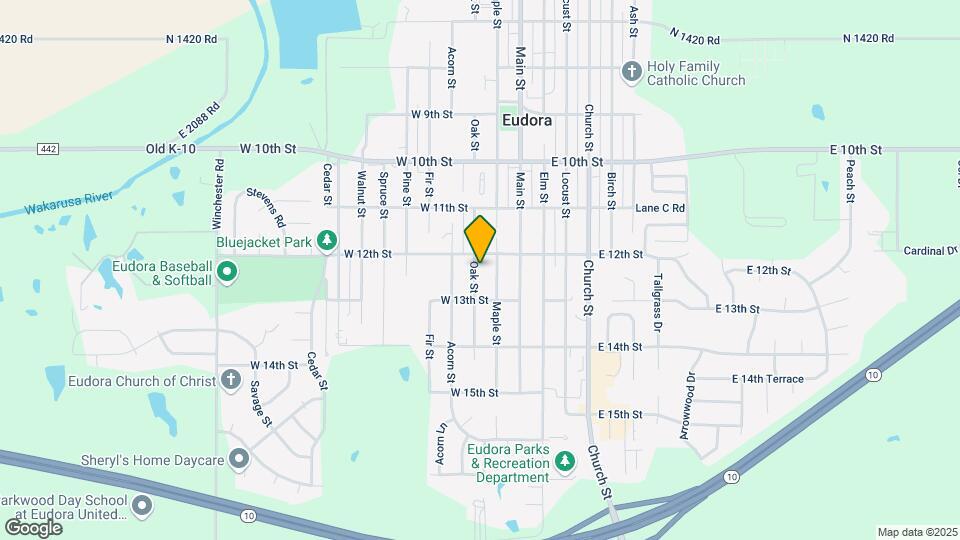1212 Oak St Map and Location Details