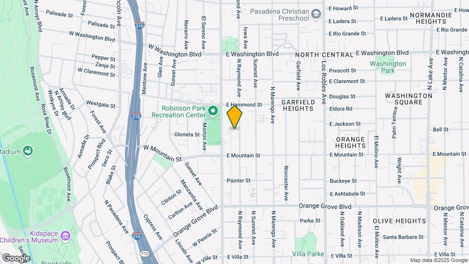 1009 N Raymond Ave Map and Location Details
