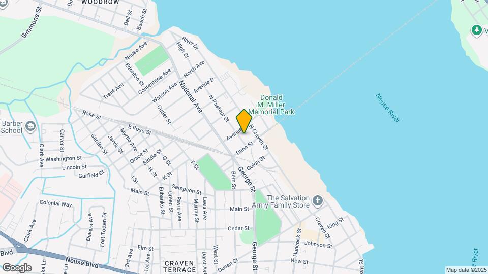 1110 N Pasteur St Map and Location Details